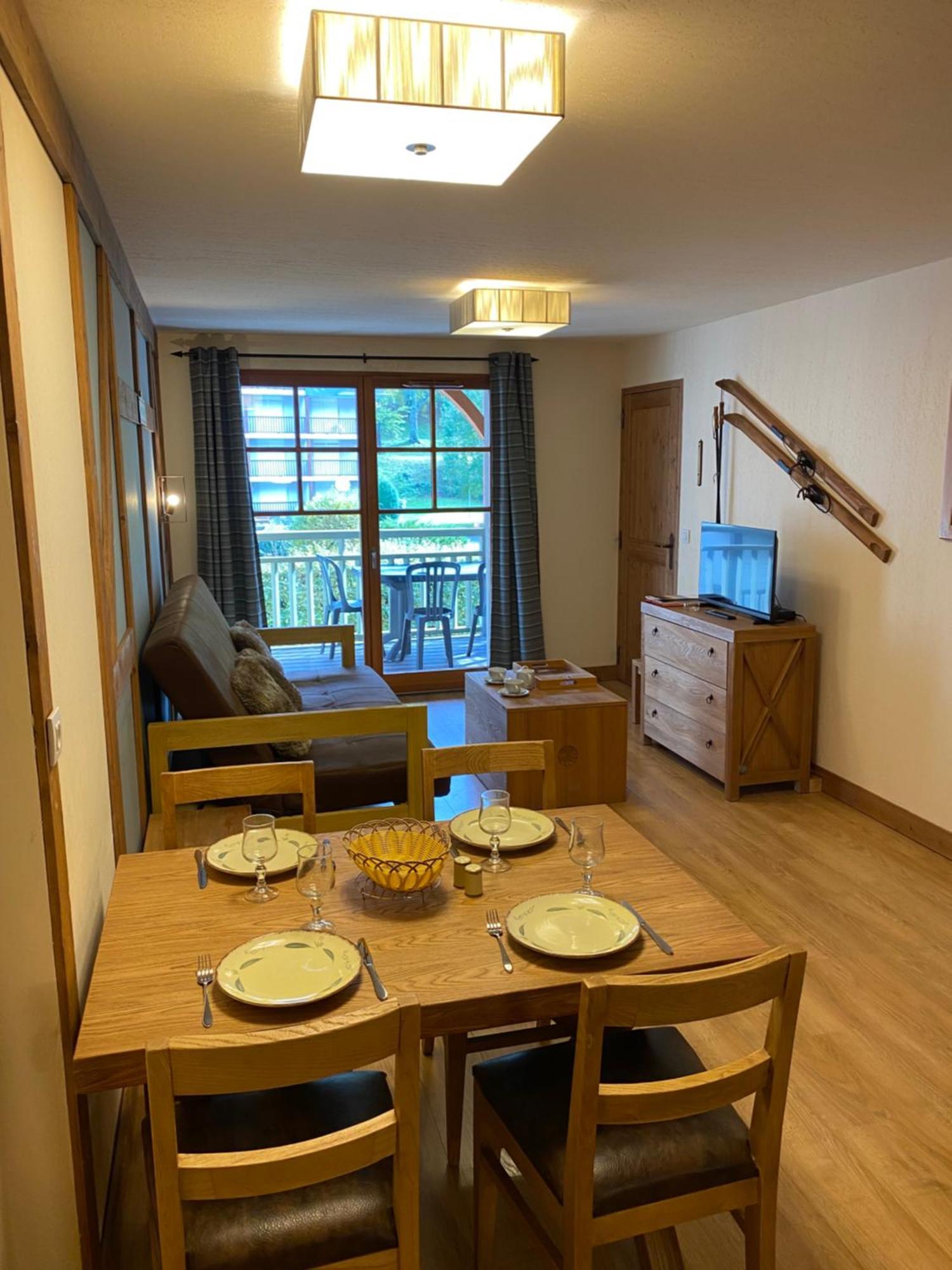 Appartement T2+Coin Nuit 6 Pers Residence De Cami Real Au Centre Du Village De Saint Lary Soulan Avec Piscine Interieure+ Sauna Et Hammam Luaran gambar