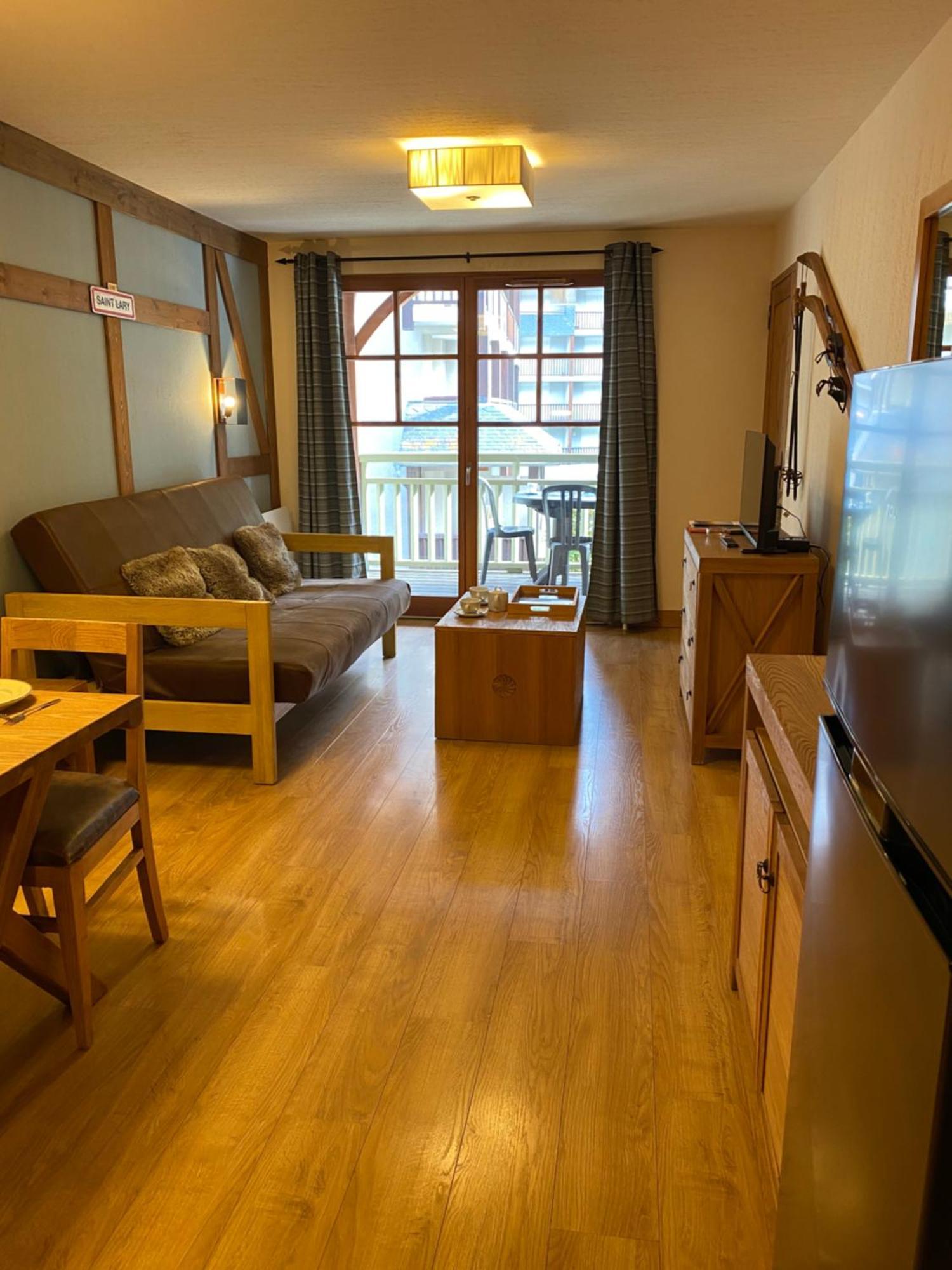 Appartement T2+Coin Nuit 6 Pers Residence De Cami Real Au Centre Du Village De Saint Lary Soulan Avec Piscine Interieure+ Sauna Et Hammam Luaran gambar